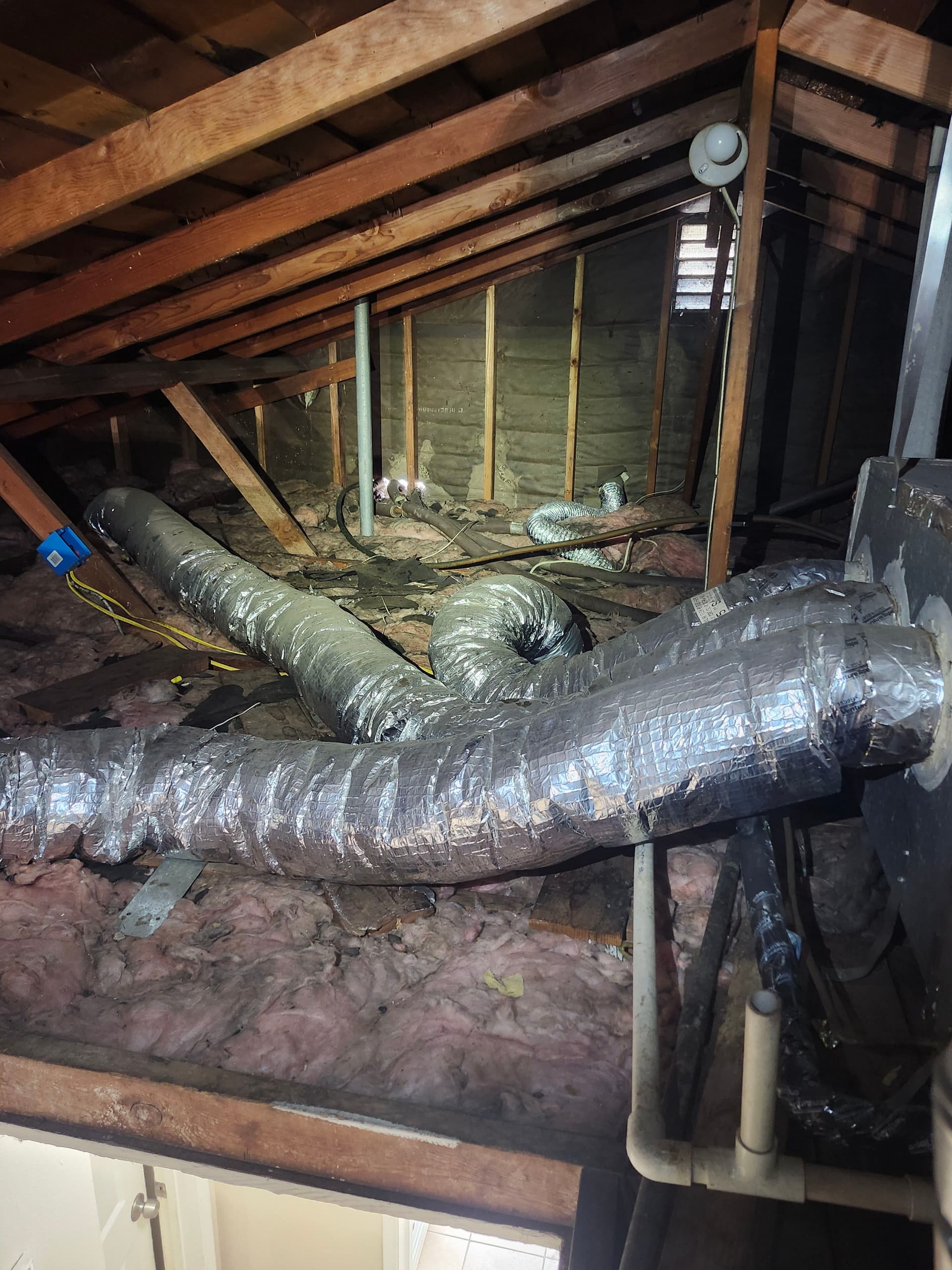 Gallery photos for New AC Install and Larger Ductwork for Better Efficiency: Image #2