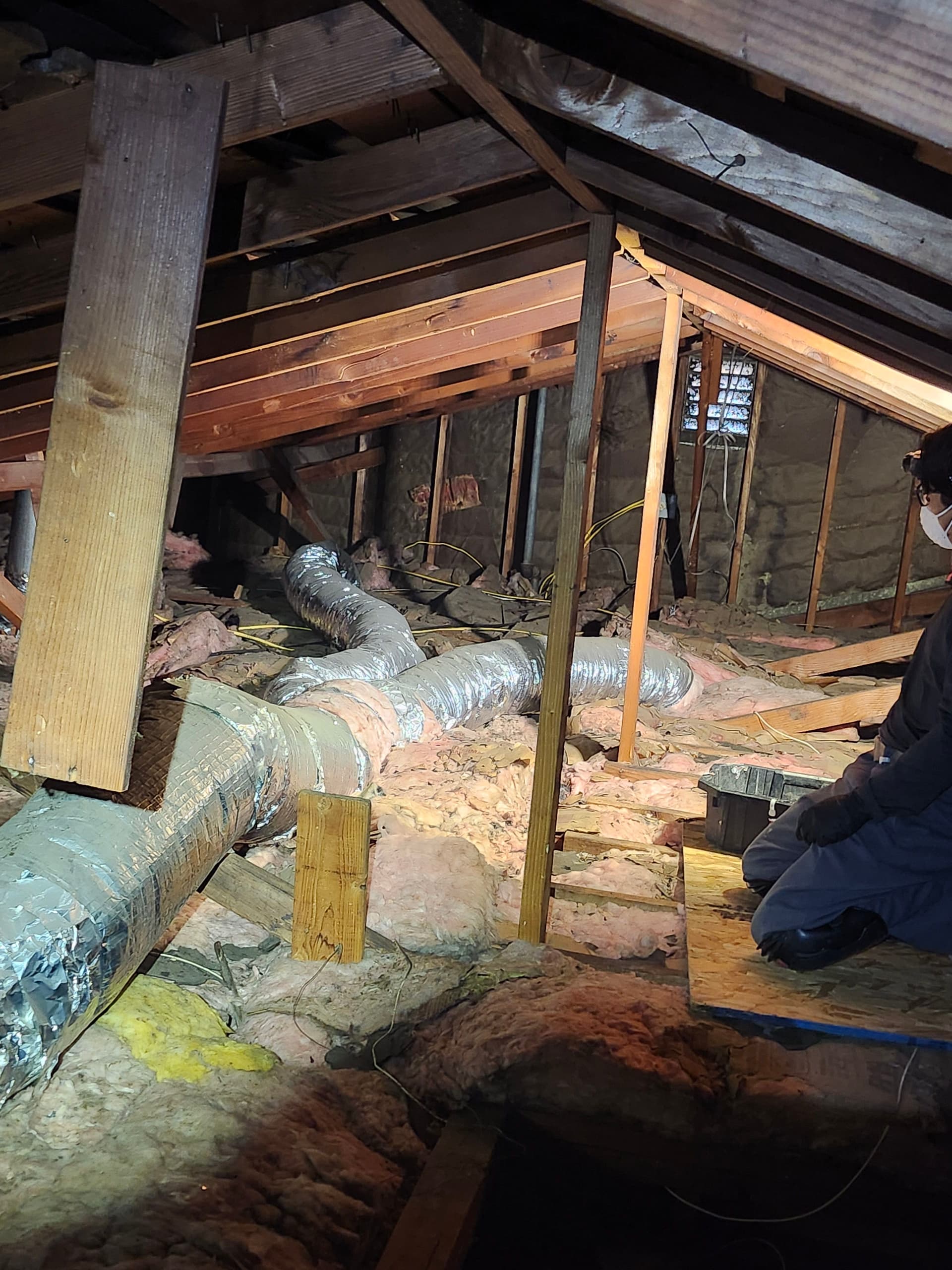 Gallery photos for New AC Install and Larger Ductwork for Better Efficiency: Image #3